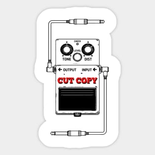 Cut Copy Sticker